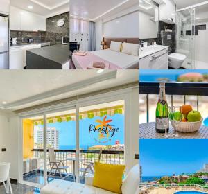 a collage of photos of a hotel room at Luxury Copacabana in Costa de Adeje +7 photos