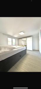 a large bedroom with a large bed in it at Home 2 in Grengiols