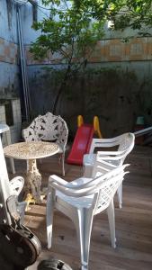 Ruang duduk di Ampla casa 03 suítes COP 30 no centro de Belem