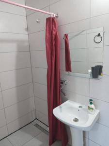 Koupelna v ubytování Rustaveli 220d