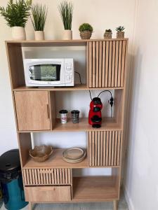 Η κουζίνα ή μικρή κουζίνα στο Studio cosy proche transports