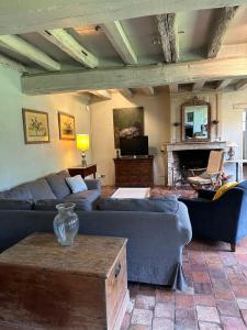 Posezení v ubytování La Buissonnière