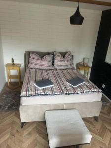 Postel nebo postele na pokoji v ubytování Apartmán Stanka 002