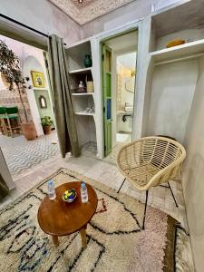 Area soggiorno di Riad Green Vines