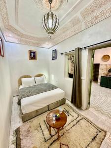 Letto o letti in una camera di Riad Green Vines