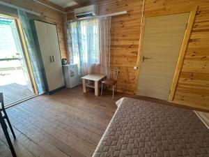 Postel nebo postele na pokoji v ubytování Микрон