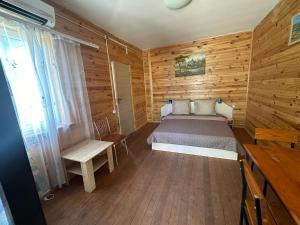 Postel nebo postele na pokoji v ubytování Микрон