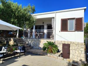 Balkon lub taras w obiekcie Weekend house Olive garden