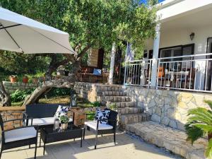 Balkon lub taras w obiekcie Weekend house Olive garden
