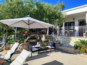 Balkon lub taras w obiekcie Weekend house Olive garden