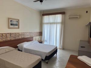Valle Hotel客房内的一张或多张床位