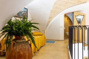 A bed or beds in a room at Corte Del Campanaro