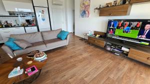 TV a/nebo společenská místnost v ubytování Amazing villa AKAN