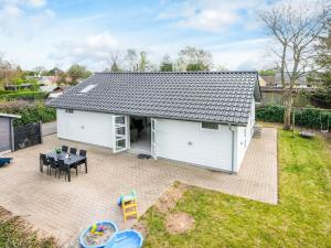 Bygningen som feriehuset ligger i