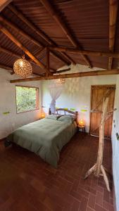 Voodi või voodid majutusasutuse Casa Entera Finca Cometa toas