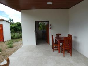 Kawasan patio atau luaran di Cabañas Paolone