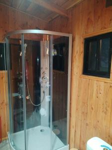 Bilik mandi di Cabaña privada