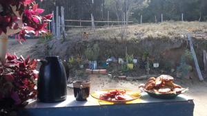 Comida no camping ou em algum lugar perto