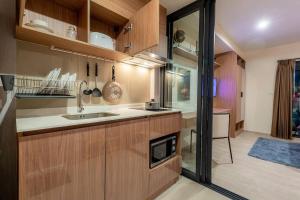 Kuchyň nebo kuchyňský kout v ubytování La Casita condo NO1