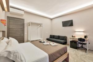 Letto o letti in una camera di Toc Toc