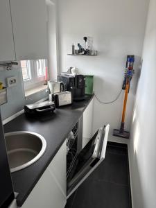 Kuchyň nebo kuchyňský kout v ubytování Apartments Madzari - Ciovo - Pool