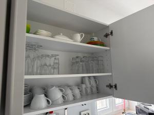 Kuchyň nebo kuchyňský kout v ubytování Apartments Madzari - Ciovo - Pool