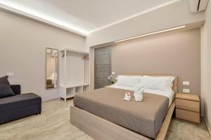 Letto o letti in una camera di Toc Toc