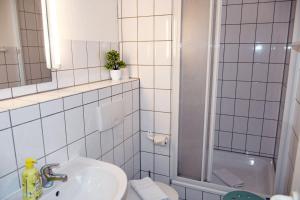 Koupelna v ubytování Appartementhaus Sellin