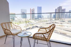 Balkón nebo terasa v ubytování Bloomfields Cozy Stu in Al Maryah Island