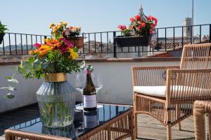 Balkón nebo terasa v ubytování Residenza Conte di Cavour & Rooftop