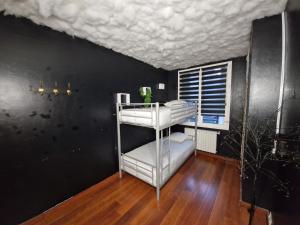Un pat sau paturi într-o cameră la Appartement Lumineux Caen