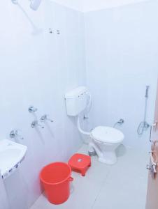 Koupelna v ubytování Mamta Home Stay