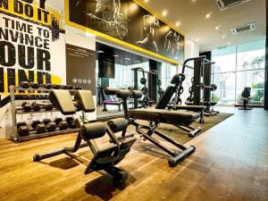 Fitness centrum a/nebo fitness zařízení v ubytování The Luxury Quill Residence KLCC By Tasrifa
