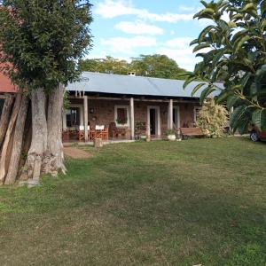 a house with a tree in front of it at Casa Urutí in Colonia Valdense