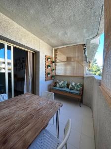 Balkón alebo terasa v ubytovaní S_Apartamento