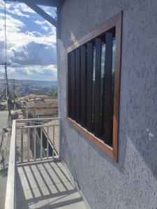 Balkón nebo terasa v ubytování Conexão conforto