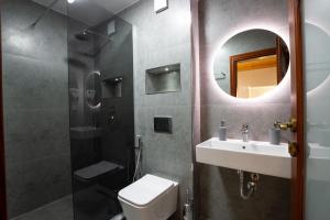 Koupelna v ubytování Guesthouse Lani