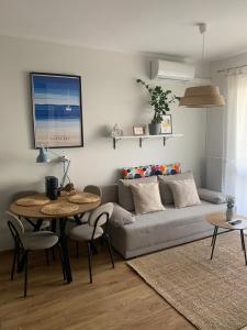 Część wypoczynkowa w obiekcie Apartament NANO z klimatyzacją