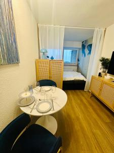 Postel nebo postele na pokoji v ubytování Ferienstube Norderney + 21 fotografií