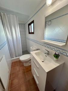 Koupelna v ubytování Casita Los Pinos