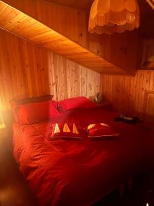 Postel nebo postele na pokoji v ubytování Piccolo chalet