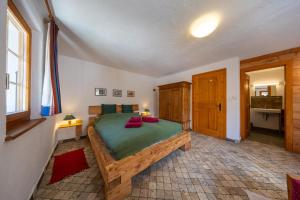 Letto o letti in una camera di Chalet L'échappée belle