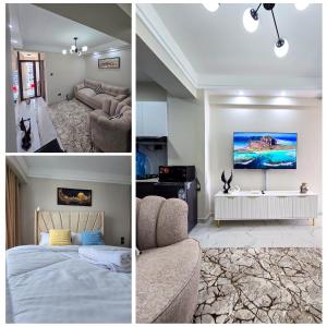 Μια τηλεόραση ή/και κέντρο ψυχαγωγίας στο Luxe Modern Homes