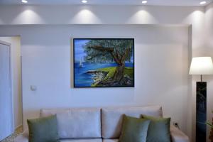 Χώρος καθιστικού στο Sykea Luxury Apartment