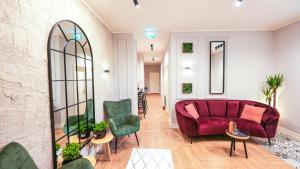 Posezení v ubytování Short Residence Hostel Vienna