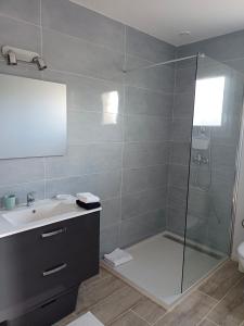 Ένα μπάνιο στο Petite villa Canet d'Aude