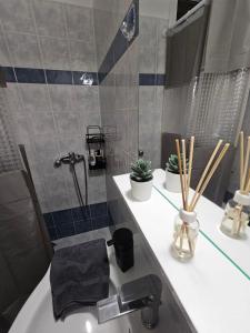 Koupelna v ubytování Vivari apartment