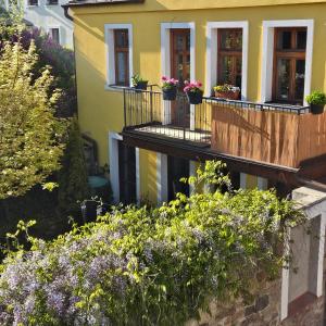 Balkón nebo terasa v ubytování Apartment Salamander