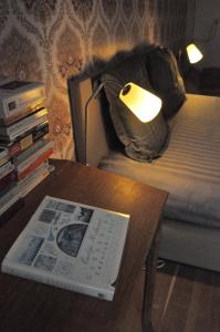 Postel nebo postele na pokoji v ubytování Schopenhauer