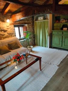 Postel nebo postele na pokoji v ubytování Casa di Pietra